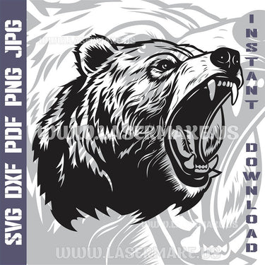 Bear SVG laser ready files - 3DWave.us